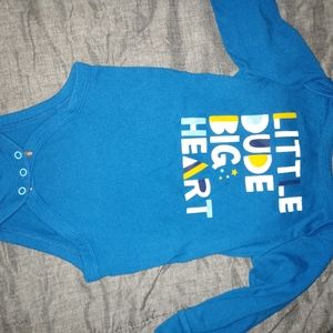 Boys long sleeve onesie